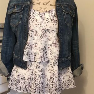 CAbi tiered print cami-size small